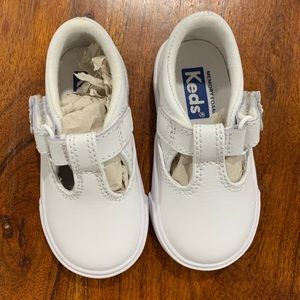 Keds Daphne white leather girls toddler size 4m NWT
